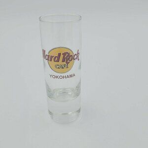Hard Rock Cafe Yokohama 4" Shot Glass 1998 Classic Logo Collectible